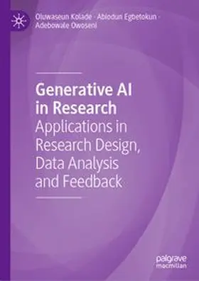 Kolade / Egbetokun / Owoseni | Generative AI in Research | E-Book | www.sack.de