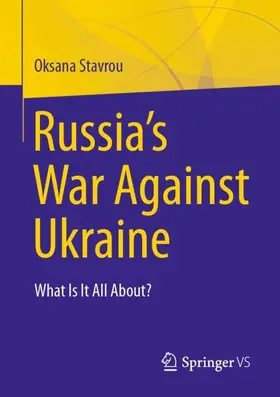 Stavrou | Russia's War Against Ukraine | Buch | 978-3-032-02624-8 | www.sack.de