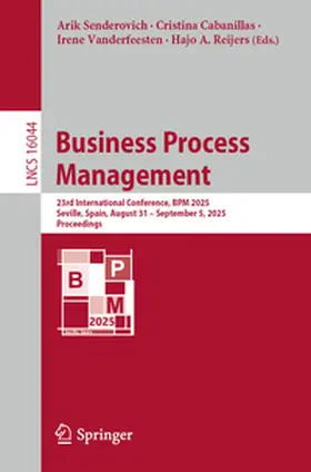 Senderovich / Cabanillas / Vanderfeesten |  Business Process Management | eBook | Sack Fachmedien