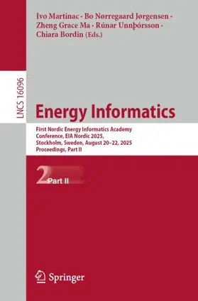 Martinac / Jørgensen / Ma |  Energy Informatics | Buch |  Sack Fachmedien