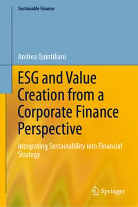 Quintiliani |  ESG and Value Creation from a Corporate Finance Perspective | eBook | Sack Fachmedien