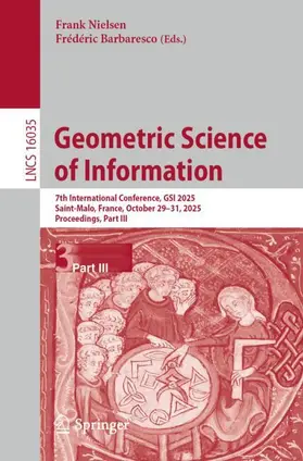 Nielsen / Barbaresco |  Geometric Science of Information | Buch |  Sack Fachmedien