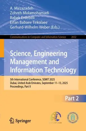 Mirzazadeh / Molamohamadi / Erdebilli |  Science, Engineering Management and Information Technology | Buch |  Sack Fachmedien