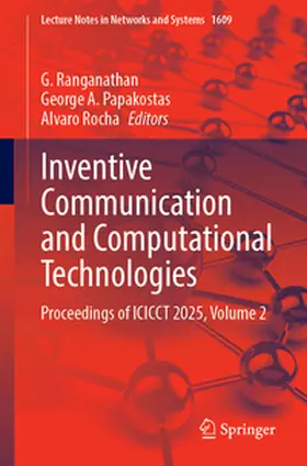 Ranganathan / Papakostas / Rocha | Inventive Communication and Computational Technologies | E-Book | www.sack.de