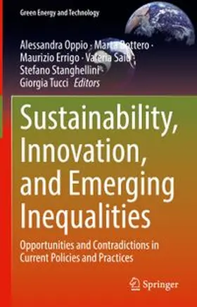 Oppio / Bottero / Errigo |  Sustainability, Innovation, and Emerging Inequalities | eBook | Sack Fachmedien
