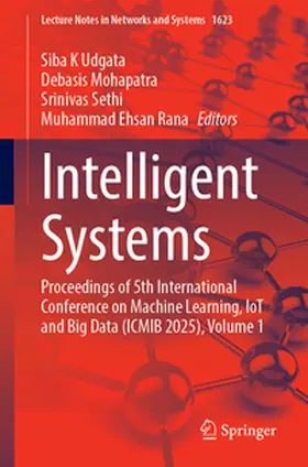 Udgata / Mohapatra / Sethi |  Intelligent Systems | eBook | Sack Fachmedien