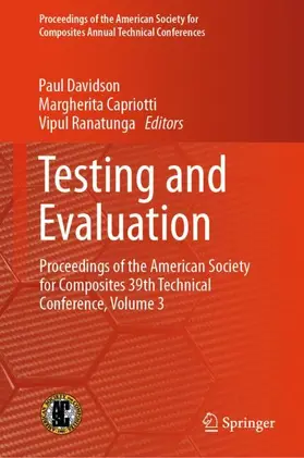 Davidson / Capriotti / Ranatunga |  Testing and Evaluation | Buch |  Sack Fachmedien