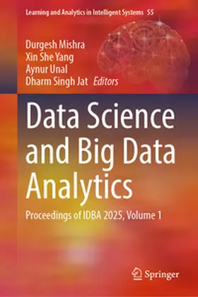 Mishra / Yang / Unal |  Data Science and Big Data Analytics | eBook | Sack Fachmedien