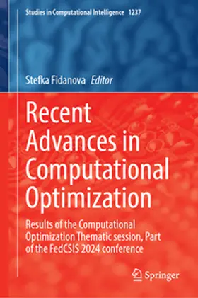 Fidanova |  Recent Advances in Computational Optimization | eBook | Sack Fachmedien