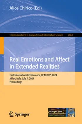 Chirico |  Real Emotions and Affect in Extended Realities | eBook | Sack Fachmedien