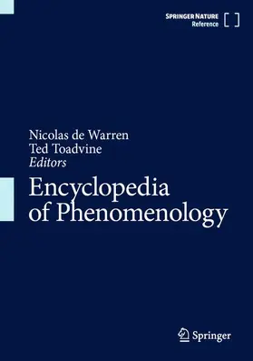 de Warren / Toadvine |  Encyclopedia of Phenomenology | Buch |  Sack Fachmedien