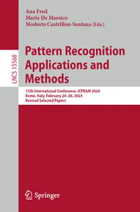 Fred / De Marsico / Castrillón-Santana |  Pattern Recognition Applications and Methods | eBook | Sack Fachmedien