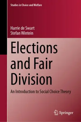 de Swart / Wintein |  Elections and Fair Division | Buch |  Sack Fachmedien