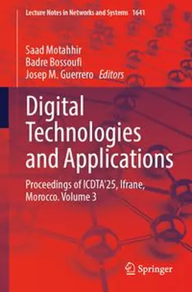 Motahhir / Bossoufi / Guerrero |  Digital Technologies and Applications | eBook | Sack Fachmedien