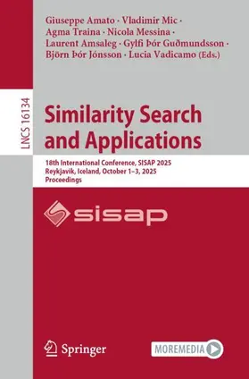 Amato / Mic / Traina |  Similarity Search and Applications | Buch |  Sack Fachmedien