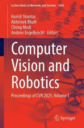 Sharma / Bhatt / Modi |  Computer Vision and Robotics | Buch |  Sack Fachmedien