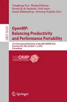 Yan / Klemm / de Supinski | OpenMP: Balancing Productivity and Performance Portability | E-Book | www.sack.de