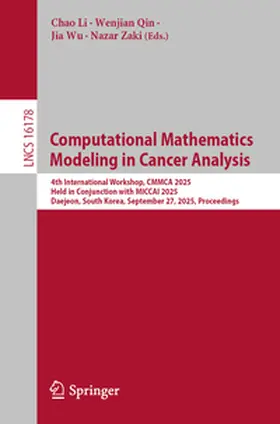 Li / Qin / Wu |  Computational Mathematics Modeling in Cancer Analysis | eBook | Sack Fachmedien