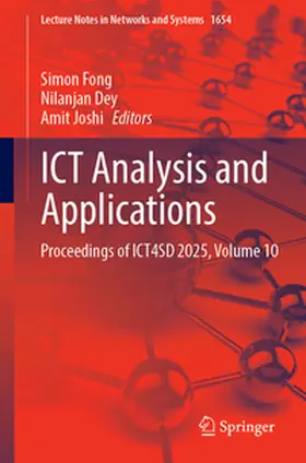 Fong / Dey / Joshi | ICT Analysis and Applications | E-Book | www.sack.de