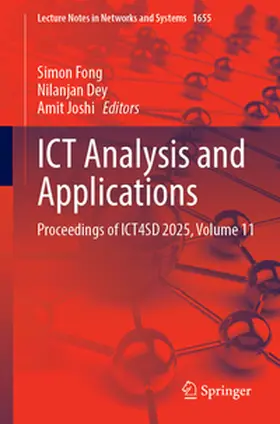Fong / Dey / Joshi |  ICT Analysis and Applications | eBook | Sack Fachmedien
