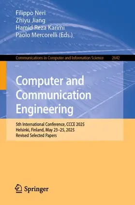 Neri / Jiang / Karimi |  Computer and Communication Engineering | Buch |  Sack Fachmedien