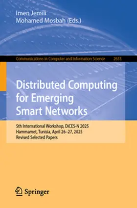 Jemili / Mosbah |  Distributed Computing for Emerging Smart Networks | Buch |  Sack Fachmedien