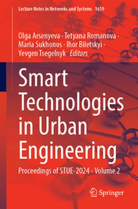Arsenyeva / Romanova / Sukhonos |  Smart Technologies in Urban Engineering | eBook | Sack Fachmedien