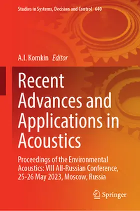 Komkin |  Recent Advances and Applications in Acoustics | eBook | Sack Fachmedien