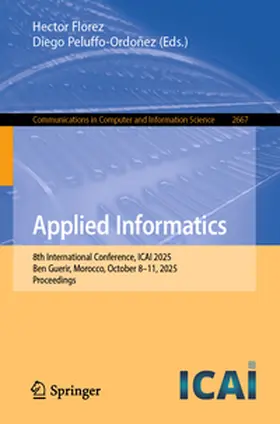 Florez / Peluffo-Ordoñez |  Applied Informatics | eBook | Sack Fachmedien