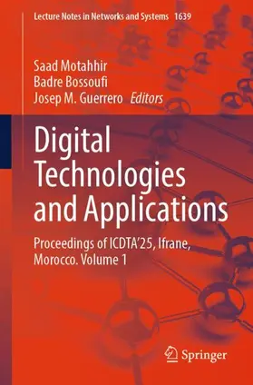Motahhir / Bossoufi / Guerrero |  Digital Technologies and Applications | Buch |  Sack Fachmedien