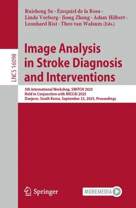 Su / de la Rosa / Vorberg |  Image Analysis in Stroke Diagnosis and Interventions | Buch |  Sack Fachmedien