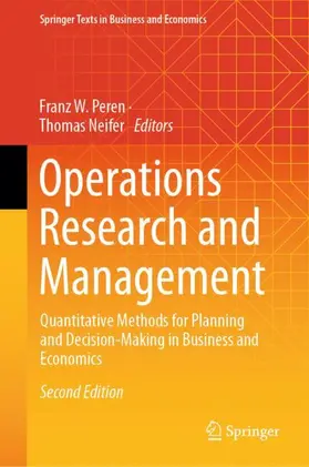 Peren / Neifer |  Operations Research and Management | Buch |  Sack Fachmedien