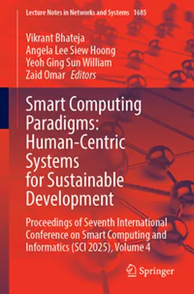 Bhateja / Hoong / William | Smart Computing Paradigms: Human-Centric Systems for Sustainable Development | E-Book | www.sack.de