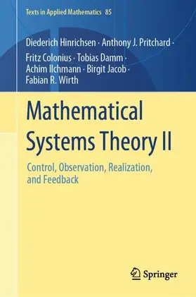 Hinrichsen / Pritchard / Colonius |  Mathematical Systems Theory II | Buch |  Sack Fachmedien
