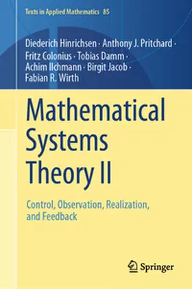 Hinrichsen / Pritchard / Colonius | Mathematical Systems Theory II | E-Book | www.sack.de