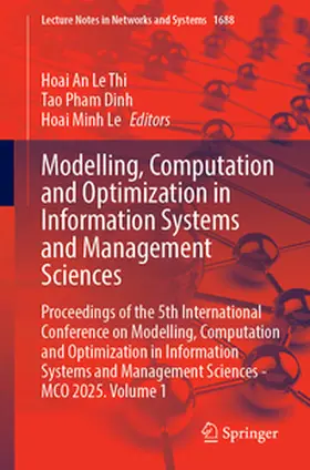 Le Thi / Pham Dinh / Le | Modelling, Computation and Optimization in Information Systems and Management Sciences | E-Book | www.sack.de