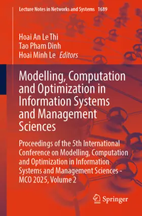 Le Thi / Pham Dinh / Le | Modelling, Computation and Optimization in Information Systems and Management Sciences | E-Book | www.sack.de