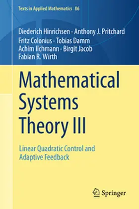 Hinrichsen / Pritchard / Colonius | Mathematical Systems Theory III | E-Book | www.sack.de