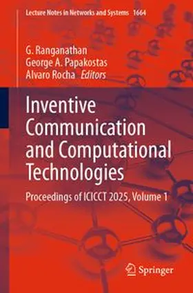 Ranganathan / Papakostas / Rocha | Inventive Communication and Computational Technologies | E-Book | www.sack.de