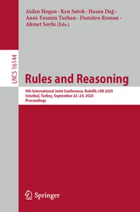 Hogan / Satoh / Dag |  Rules and Reasoning | eBook | Sack Fachmedien