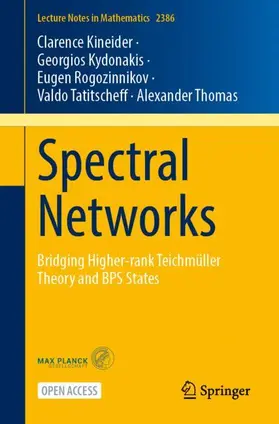 Kydonakis / Kineider / Rogozinnikov |  Spectral Networks | Buch |  Sack Fachmedien