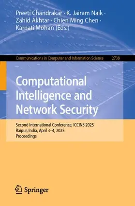 Chandrakar / Naik / Akhtar |  Computational Intelligence and Network Security | Buch |  Sack Fachmedien