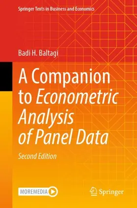 Baltagi |  A Companion to Econometric Analysis of Panel Data | Buch |  Sack Fachmedien
