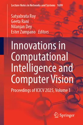 Roy / Rani / Dey |  Innovations in Computational Intelligence and Computer Vision | eBook | Sack Fachmedien