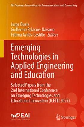 Buele / Palacios-Navarro / Avilés-Castillo | Emerging Technologies in Applied Engineering and Education | E-Book | www.sack.de