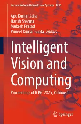 Saha / Sharma / Prasad |  Intelligent Vision and Computing | Buch |  Sack Fachmedien