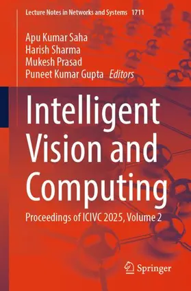 Saha / Sharma / Prasad |  Intelligent Vision and Computing | Buch |  Sack Fachmedien