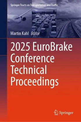 Kahl |  2025 EuroBrake Conference Technical Proceedings | Buch |  Sack Fachmedien