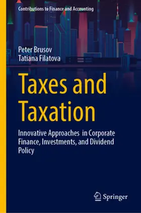 Brusov / Filatova |  Taxes and Taxation | eBook | Sack Fachmedien