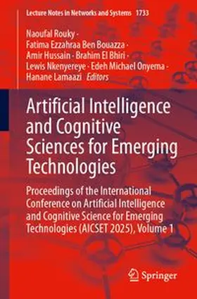 Rouky / Ben Bouazza / Hussain | Artificial Intelligence and Cognitive Sciences for Emerging Technologies | E-Book | www.sack.de